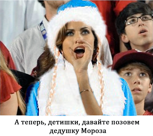 Фотожаба  Болельщица