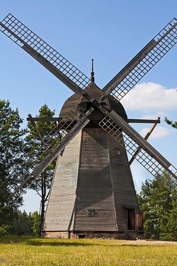 Ветряки на американских фермах