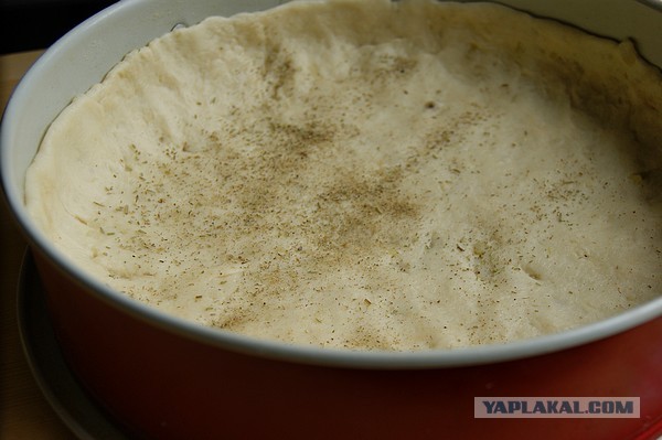 Картофельный пирог, С курицей, помидорами и сыром