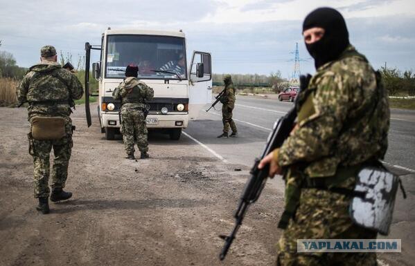 На окраине Славянска началась перестрелка