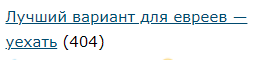 Лучший вариант для евреев — уехать