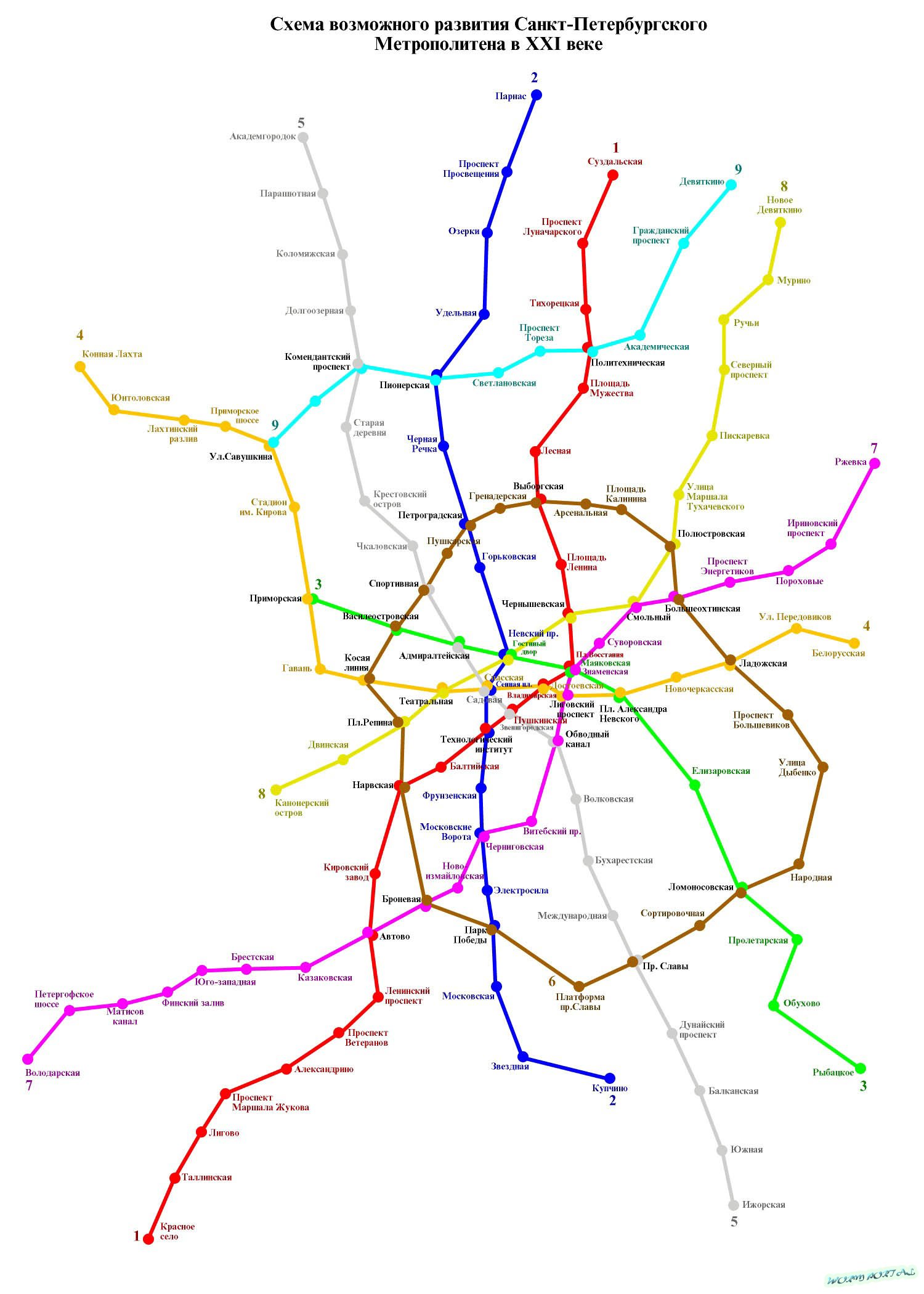 Проект питерского метро