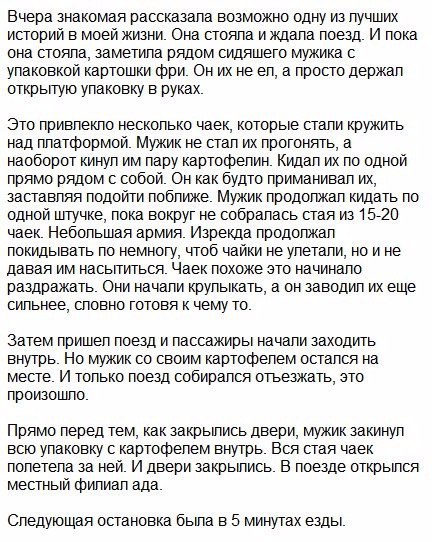 Ошеломительных историй пост
