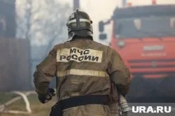 Пожар на складе тушат в подмосковной Балашихе