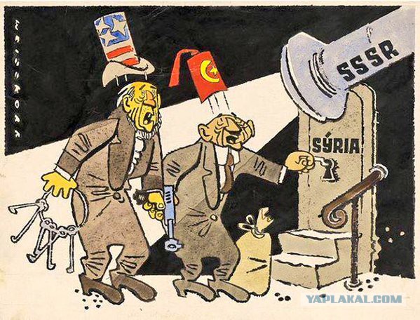 Карикатуры о США времён холодной войны