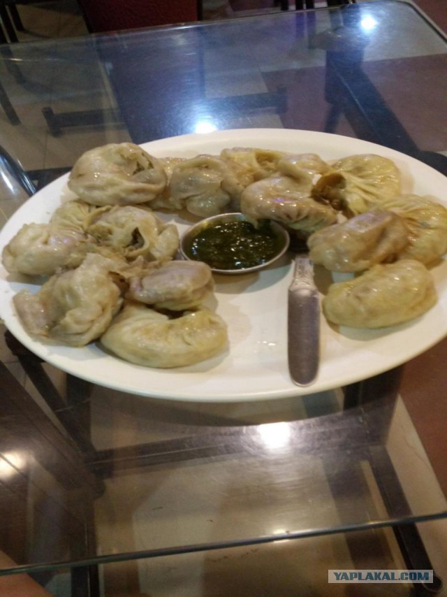 Тесто и мясо