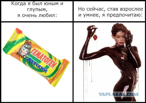 Фотожаба: Когда я был юным и глупым