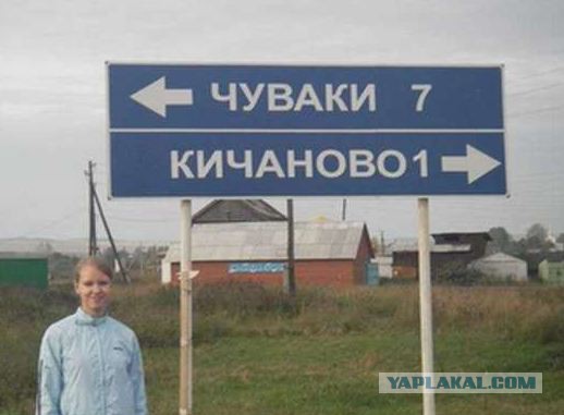 Российские деревни с необычными названиями