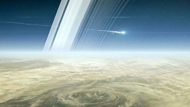 Перед смертью зонд Cassini раскрыл возраст колец Сатурна