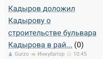 Кадыров доложил Кадырову о строительстве бульвара Кадырова в районе имени Путина