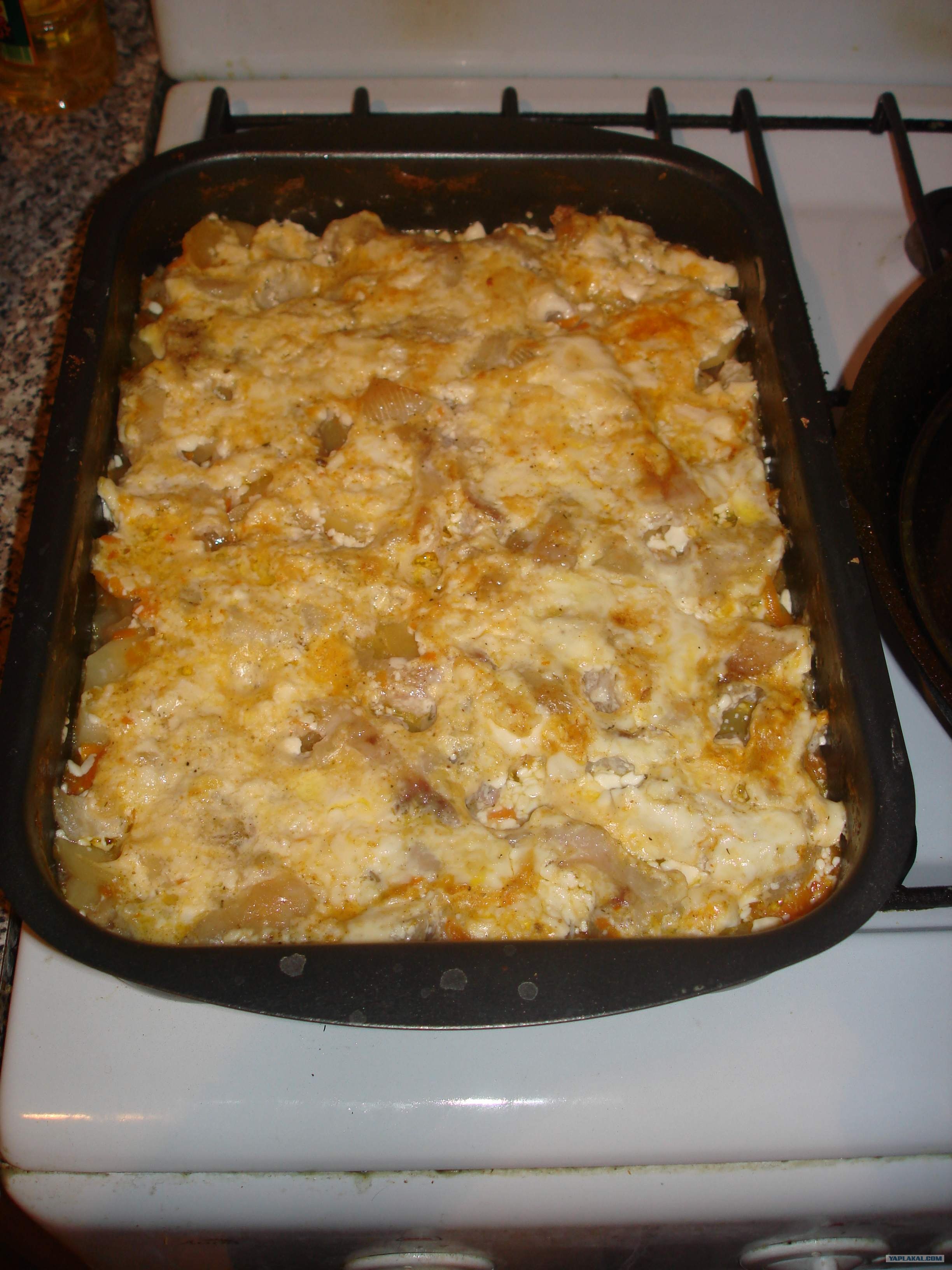 Морской язык в духовке с овощами