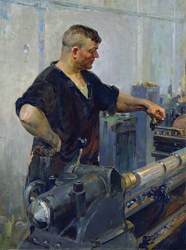 Труд в живописи СССР