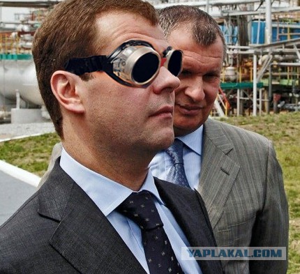 Медведев и очки