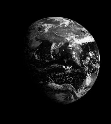 Съемка Земли с российского спутника «Электро-л»