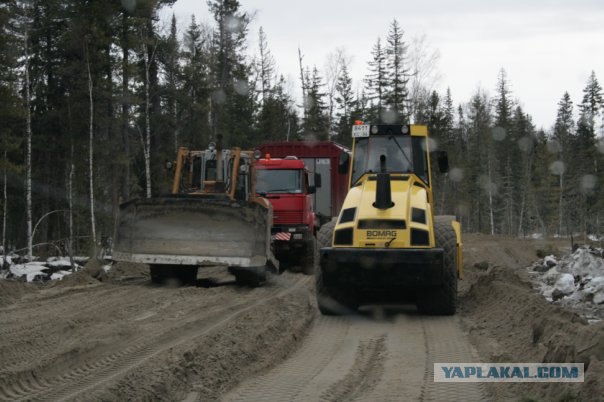 Дороги России:  автозимник.