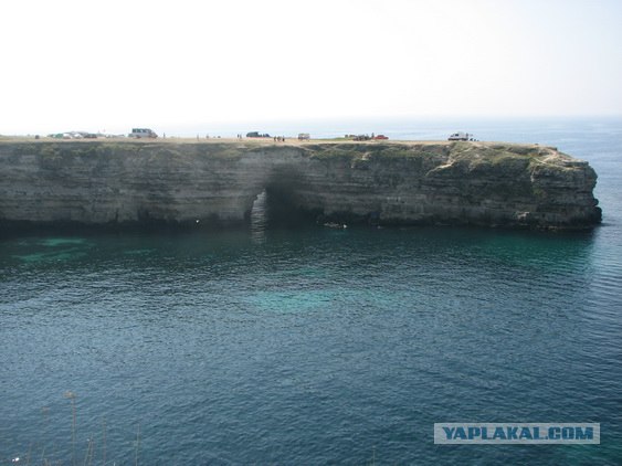 Мыс Тарханкут - самая западная точка Крыма.