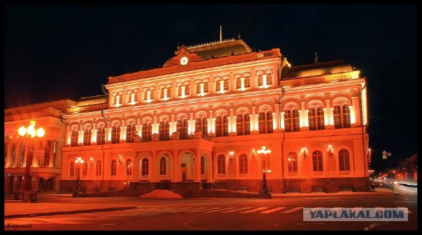 Россия ночью