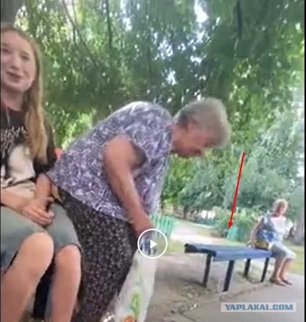 Зумерша и бабка не смогли поделить лавку