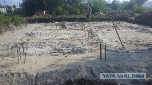 Фундамент за летние выходные.