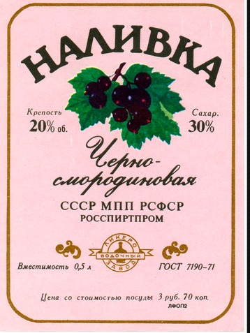 Этикетки СССР