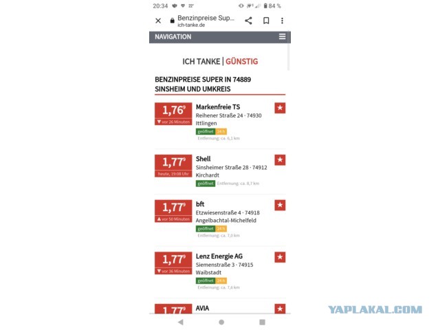 Германия. Бенз. Что? Почти всё?