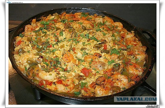 ПАЭЛЬЯ  de mariscos