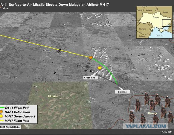 США опубликовали данные со Спутника