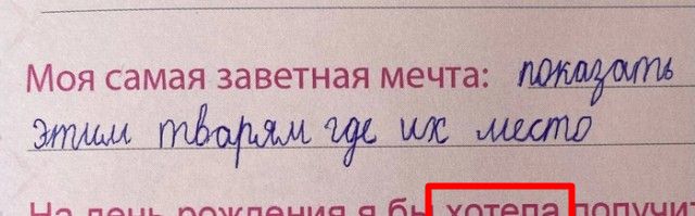 Найден фрагмент детского личного дневника некоего Д. Медведева