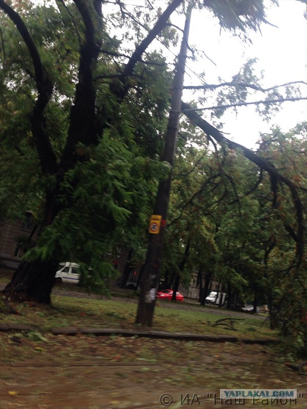 Ночной ураган в Днепропетровске, 24.09.2014.