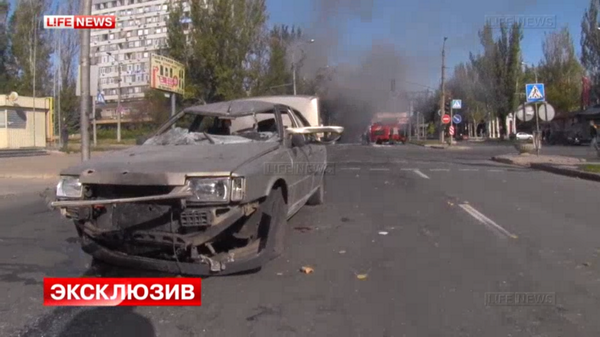 Взрыв в школе Донецка