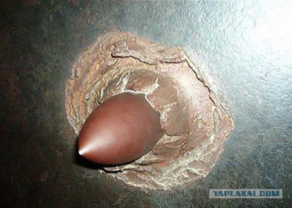 76мм снаряд застрявший в броне