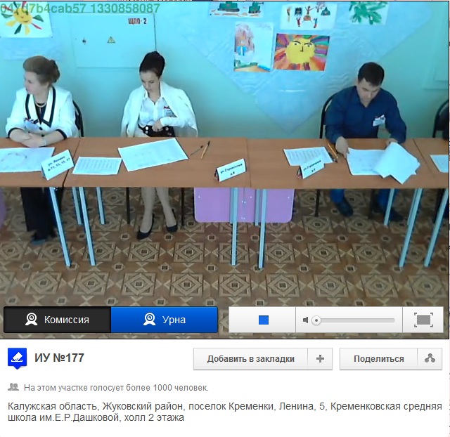 Веб-камеры на избирательных участках