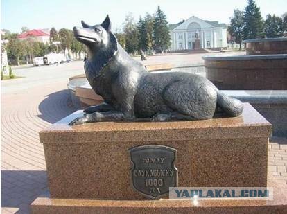 Памятник Тамбовскому волку в Тамбове