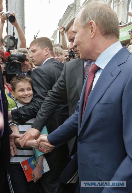 В Челябинске 7-летний мальчик пробрался к Путину