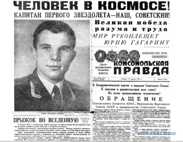 12 апреля – День космонавтики