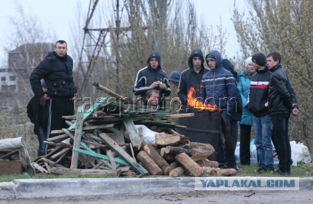 Cиловая операция в Славянске.