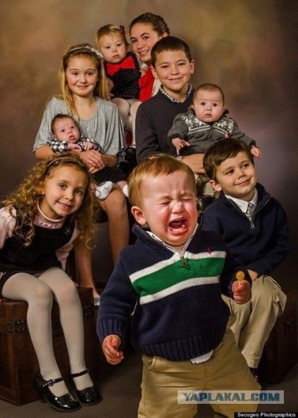 "Неудачные" семейные фотографии