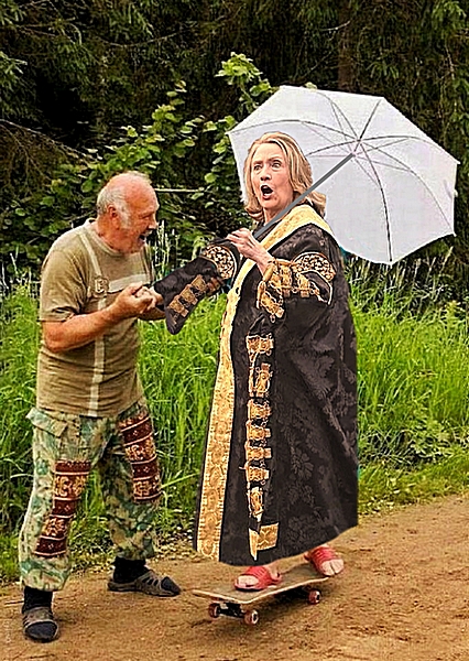 Фотожаба. Хиллари in опера