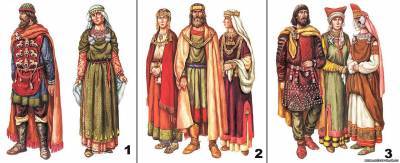 Воины эпохи Древней Руси X - XI веков.
