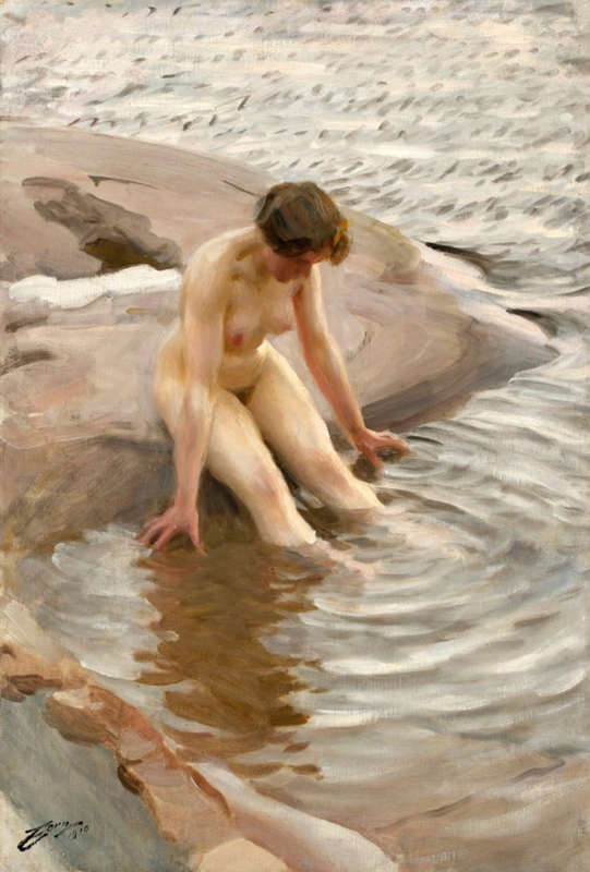 «На природе» Худ. Андерс Цорн. 1888 г.