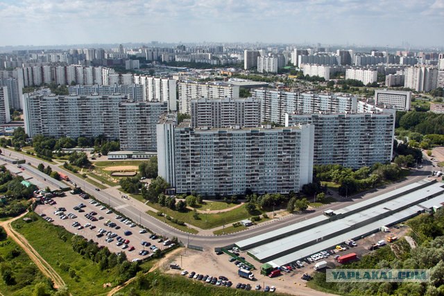 Москва с высоты птичьего полета (77 фото)