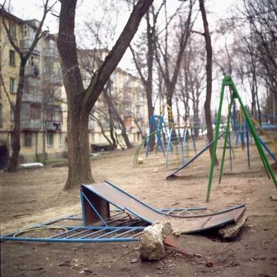 Горки нашего двора (14 фотографий)