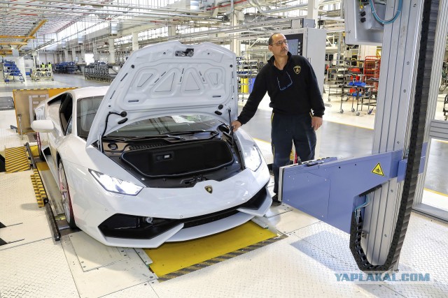 Сборочный конвейер Lamborghini