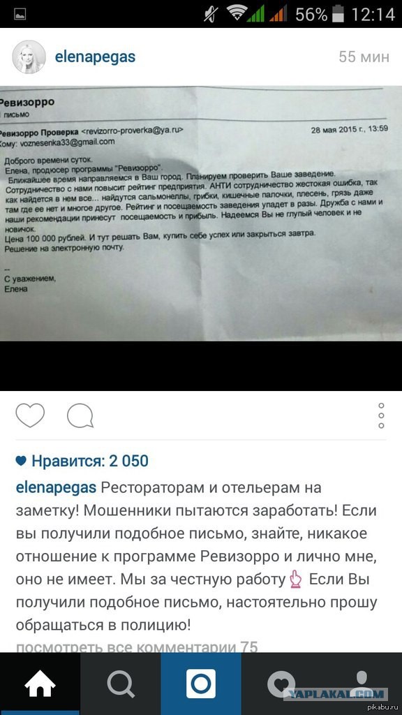 Программа "Ревизорро" - вымогатель?