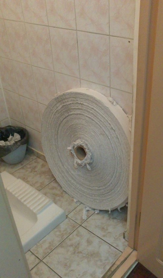Скажи мне, как у тебя висит рулон туалетной бумаги