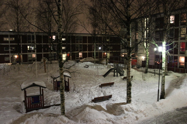 Финляндия. Подъезд нашего дома.