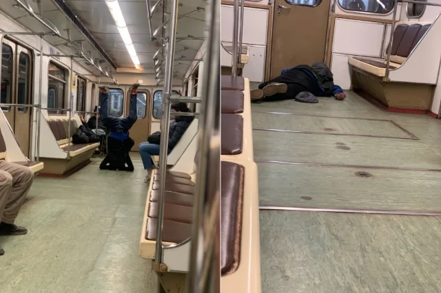Новая подборка модников из метро