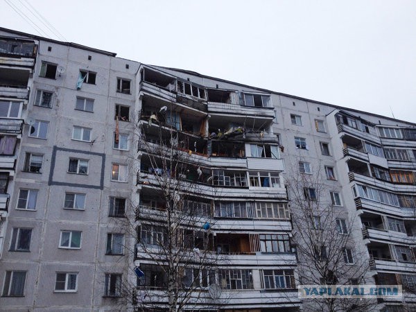 Взрыв дома в Загорских Далях. Два этажа снесло