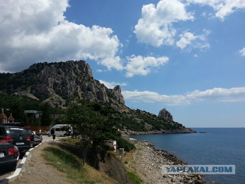 Дорога из Киева и из Москвы в Ялту.