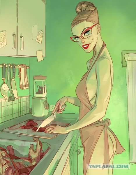 Рисованные эротические приколы